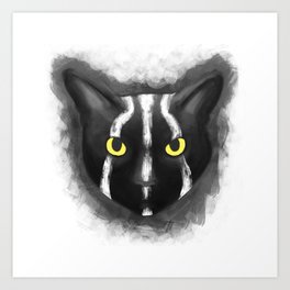 Rise of the planet of the cats Art Print | Painting, Animal 