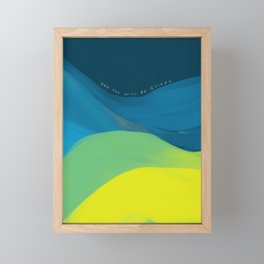 "And You Will Be Guided" Framed Mini Art Print