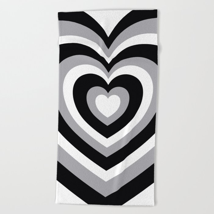 Hypnotic Black & White Hearts Poster by Simple Decor | Society6