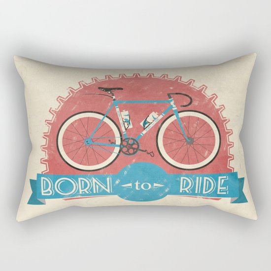 Born to Ride Rectangular Pillow