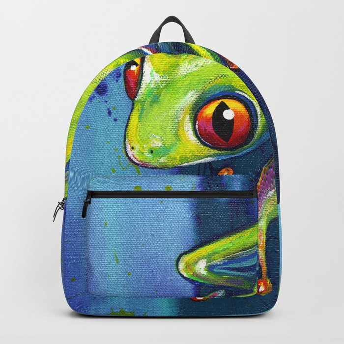 RED EYED TREE FROG Backpack