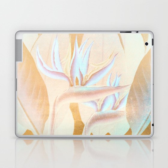 Floreal - Tropical Flowers Daydream Surrealism Pastel Laptop & iPad Skin