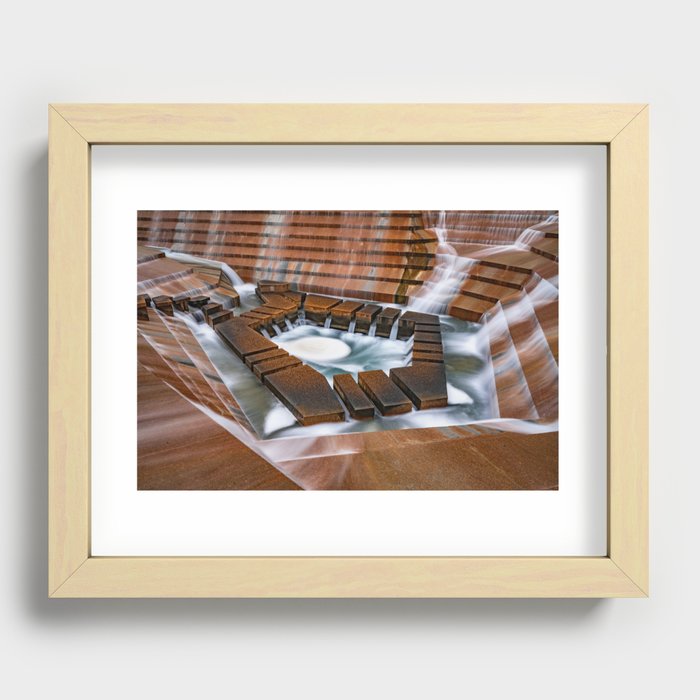 The Fort Worth Water Gardens Recessed Framed Print