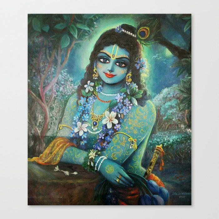 Krishna Canvas Print