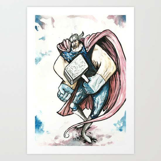 Thor Art Print