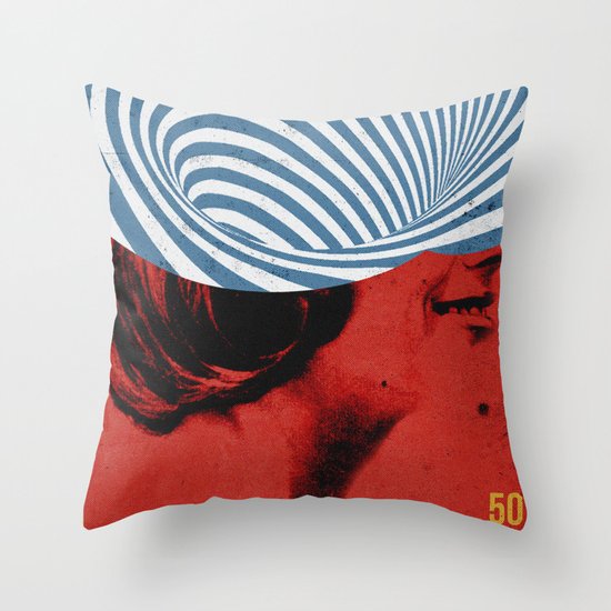 Cinquante | Collage Throw Pillow