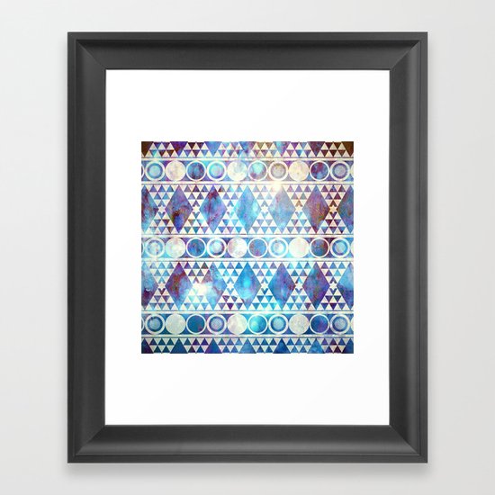 Tribal Storm Framed Art Print