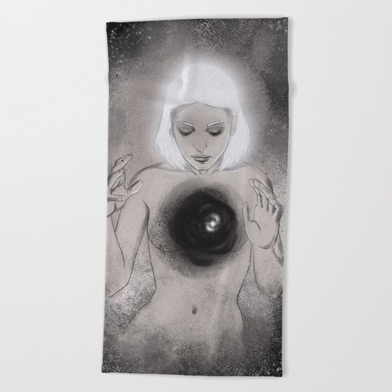 And There Was Light Beach Towel