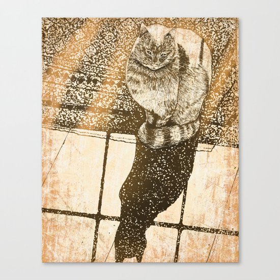 Window Cat Canvas Print