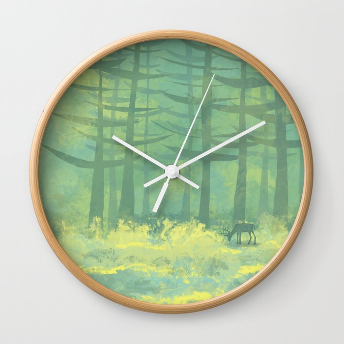 The Clearing in the Forest Wall Clock