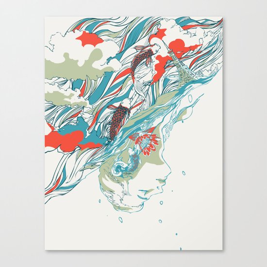 Colours In The Sky Canvas Print