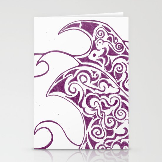 Waves Stationery Cards