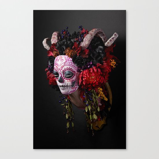 Midnight Muertita Harvest Canvas Print