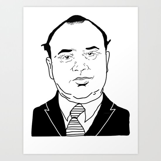 Al 'Scarface' Capone Art Print
