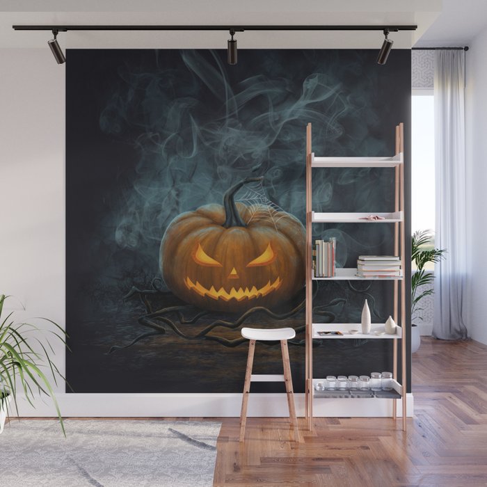 Halloween Pumpkin Wall Mural