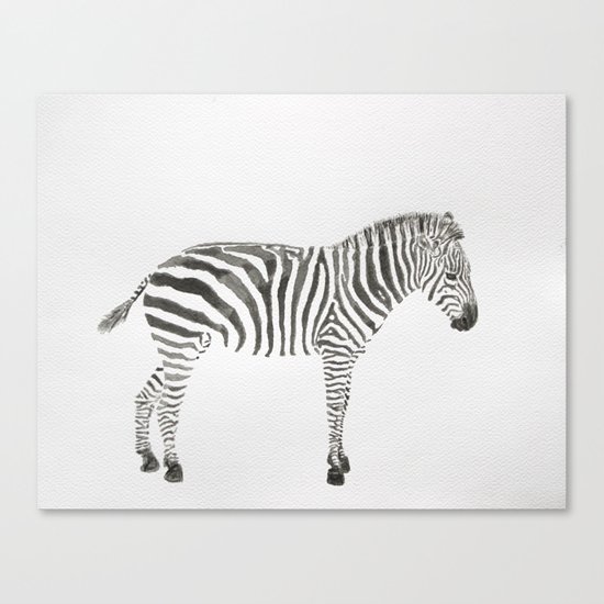 Zebra Canvas Print