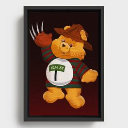 Freddy Scare Bear Framed Canvas