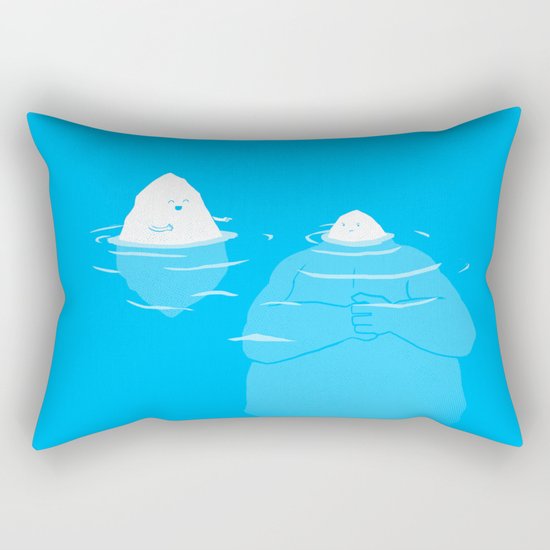 The Tip Of The Iceberg Rectangular Pillow