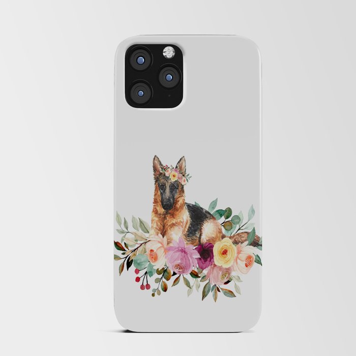 Dog Flower iPhone Card Case