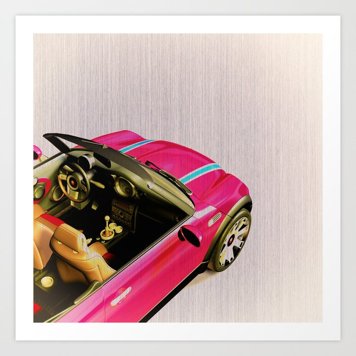Playmobil pink car hot sale