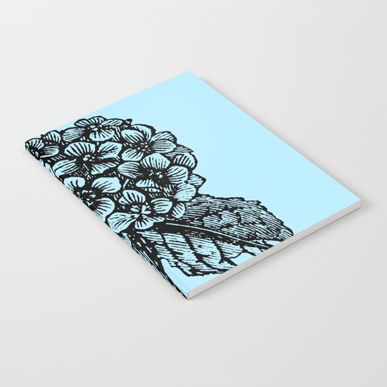 Blue Hydrangea Notebook