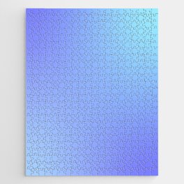 54 Blue Gradient 220506 Aura Ombre Valourine Digital Minimalist Art Jigsaw Puzzle