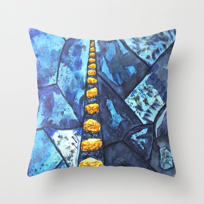 "Stepping Stones Throw Pillow