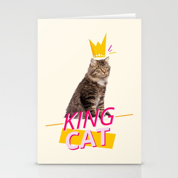 King Cat Stationery Cards