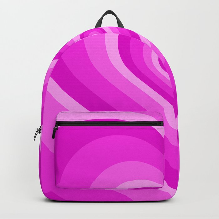 Purple Love Heart Backpack