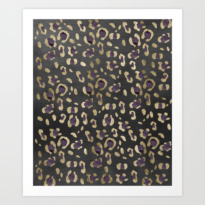 Leopard Animal Print Glam #11 #pattern #decor #art #society6 Art Print