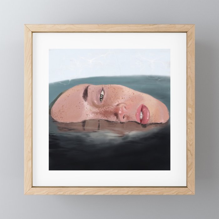 Underwater Framed Mini Art Print