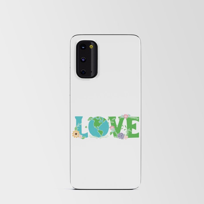 Love Earth Floral Nature Android Card Case