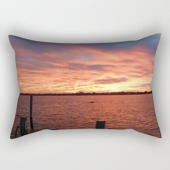 Florida Sunset Rectangular Pillow