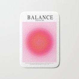 Gradient Angel Numbers: Angel Number 888 - Balance (Pink Palette) Bath Mat | Spiritual, Manifest, Circle, Manifesting, Happiness, Good Vibes Quotes, Graphicdesign, Balance, Energy, Wellbeing 