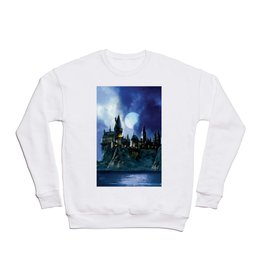 Castle in Night Crewneck Sweatshirt