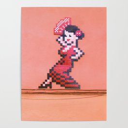 Maria Is Dancing Flamenco Poster