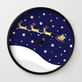 Christmas Santa Claus Wall Clock