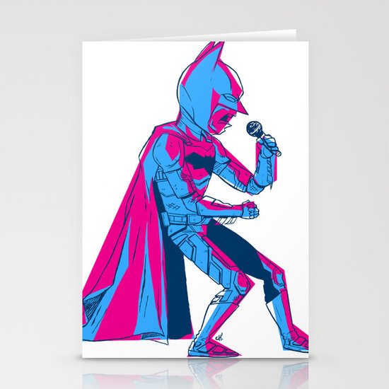 The Dark Knight Rocks Stationery Cards
