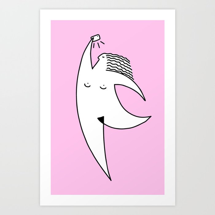 Discover the motif CHUBBY SELFIE NO.1 by Robert Farkas as a print at TOPPOSTER