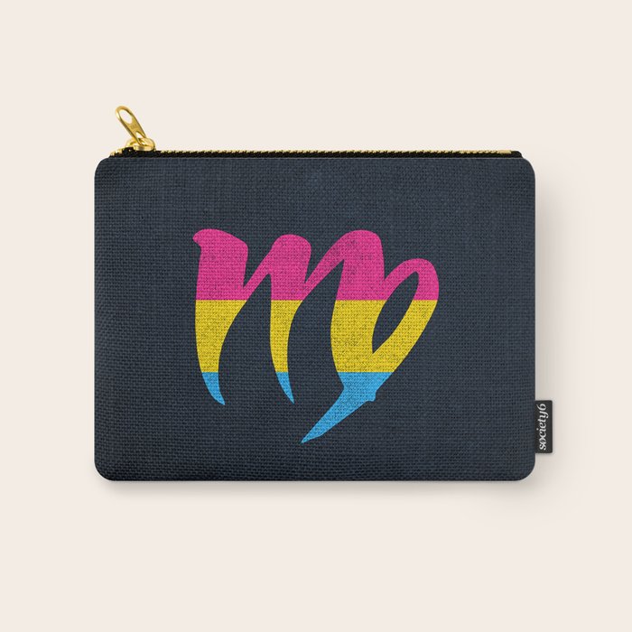 Pansexual Pride Flag Virgo Zodiac Sign Carry All Pouch By Wheedesign Society6