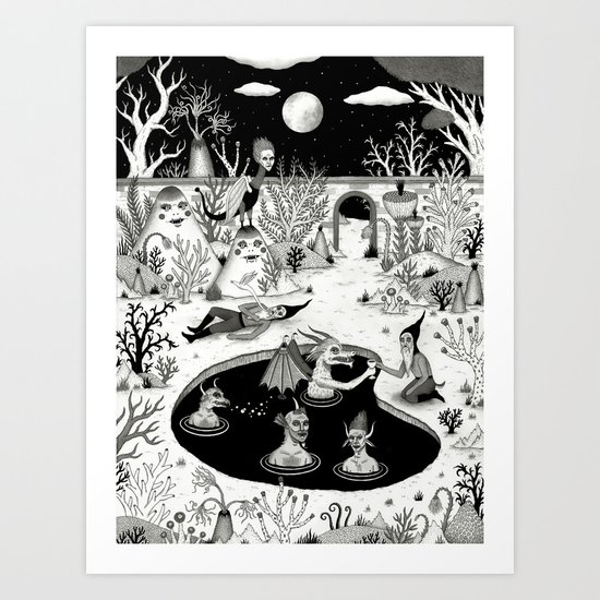 The Pool Art Print