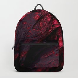 RED GLITTER STONE Backpack