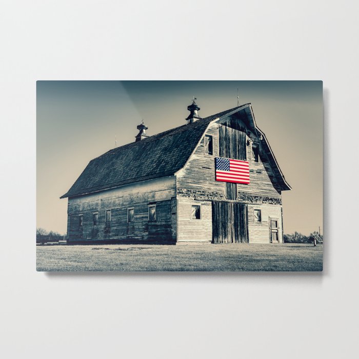 American Heritage - Selective Color Sepia Edition Metal Print