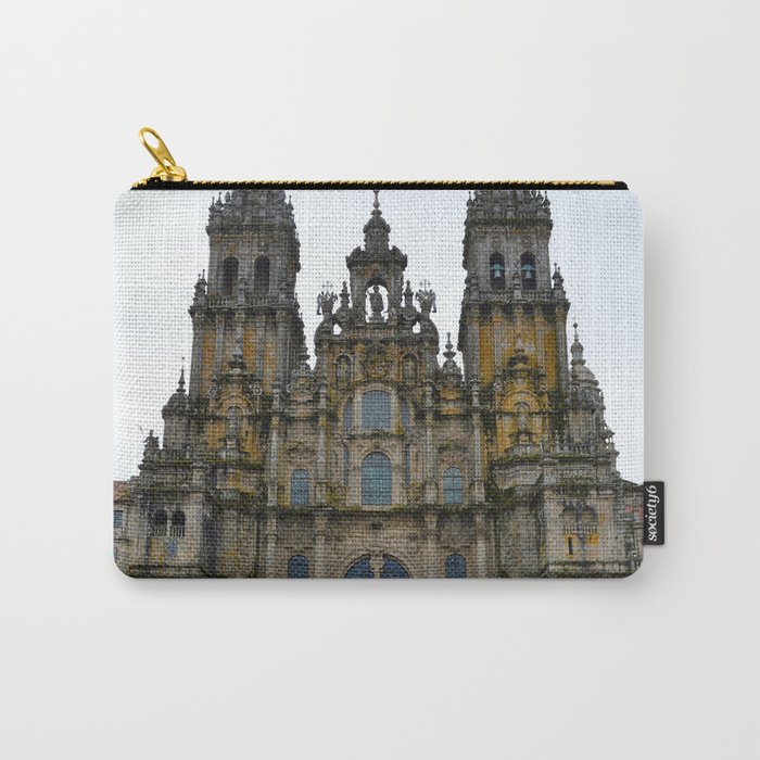 Spain Photography - Cathedral In Santiago De Compostela Carry-All Pouch