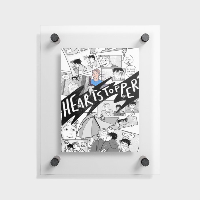 Heartstopper Moments | Fan Art Floating Acrylic Print