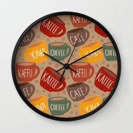 Coffee Love  Wall Clock