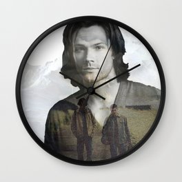 Sam Winchester Fan Art Wall Clock