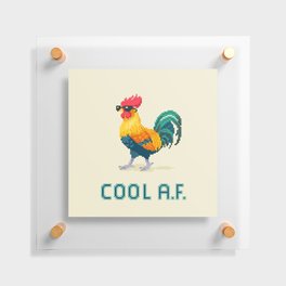 Cool Rooster Floating Acrylic Print