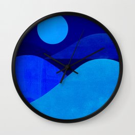 Abstraction_Moonlight Wall Clock
