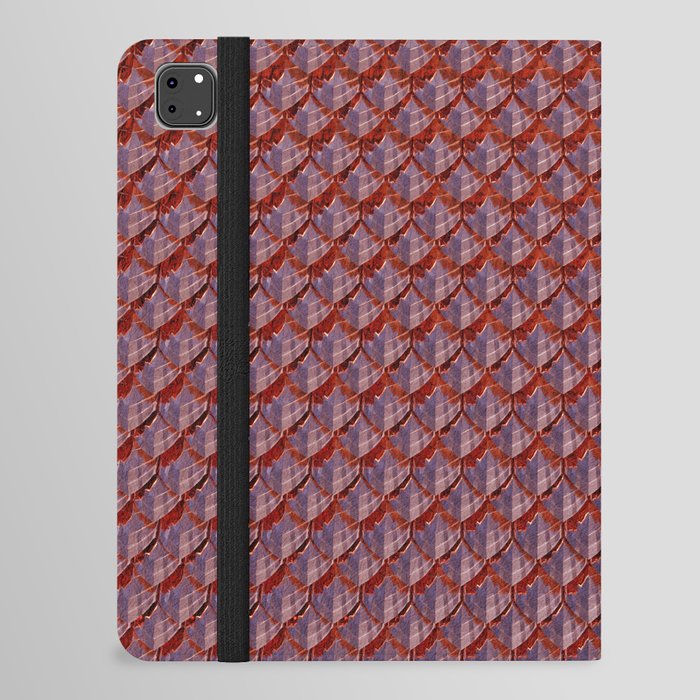 Shining Copper dragon scales iPad Folio Case